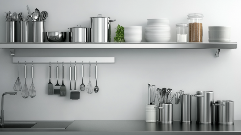 Estante Inox para Cozinha Industrial