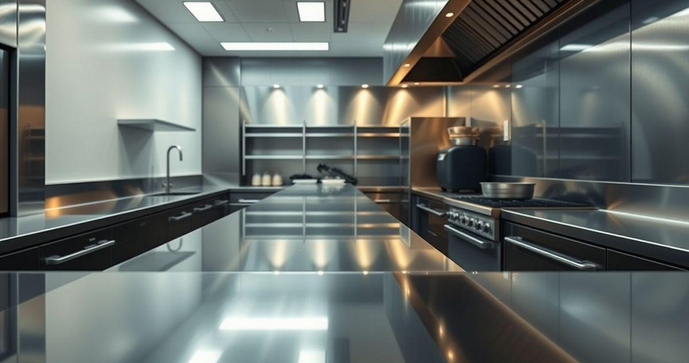 Bancadas de Inox para Cozinha Industrial BH: Praticidade e Estilo Bancadas de Inox para Cozinha Industrial BH: Praticidade e Estilo