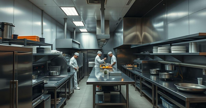 Cozinha industrial em BH: montagem e equipamentos sob medida