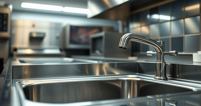 Tanque inox cozinha industrial medida ideal para eficiência e funcionalidade