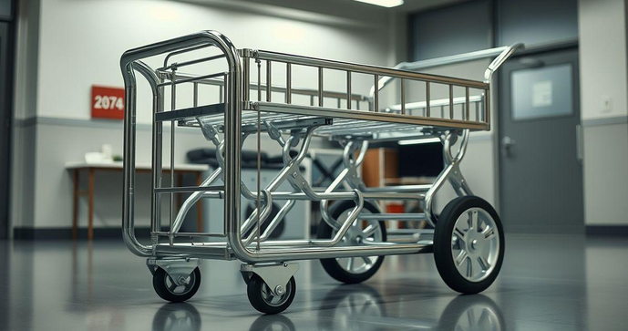 Carrinho Esqueleto Inox: Leveza E Resistência