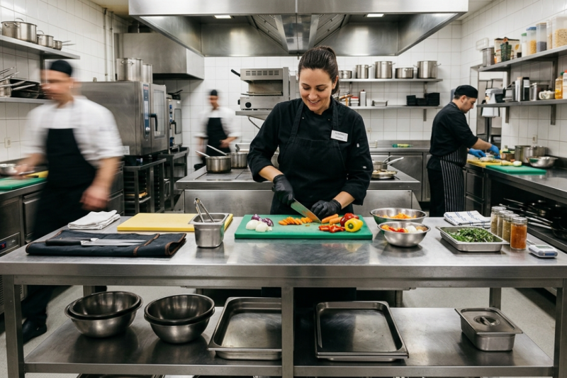 Bancada Inox em Cozinhas Industriais: Vantagens para Otimizar o Desempenho do Seu Negócio